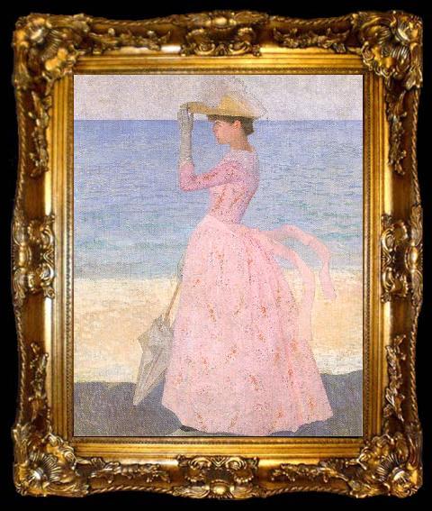 framed  Maillol, Aristide Woman with Parasol, ta009-2